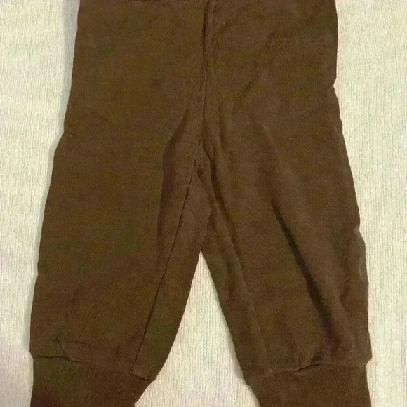 Carter's Pink Cardigan with ruffled button front, w/ Brown pants , 6 months - Picture 4 of 10